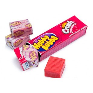 Wrigley's Hubba Bubba Crush Strawberry Bubble Gum American Sweets 40g 18x Wrigley's Hubba Bubba Crush Strawberry Bubble Gum American Sweets 40g 18x